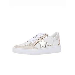 NEW VINTAGE HAVANA women's denisse sneaker in white/blush croco